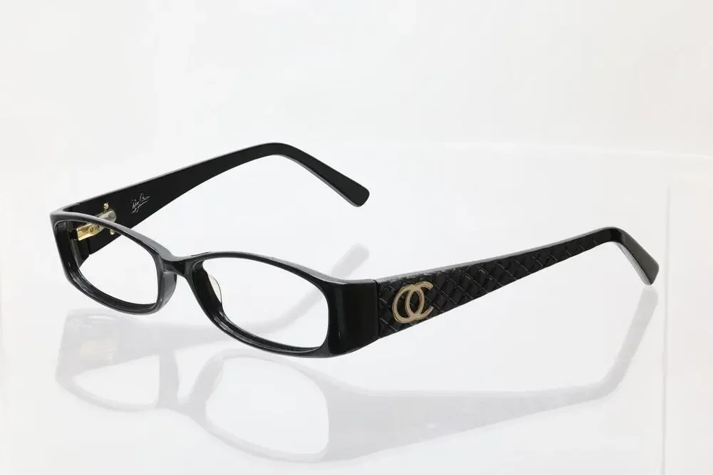 Oleg Cassini Quilted 327 Eyeglass FRAMES ONLY - GOOD CONDITION